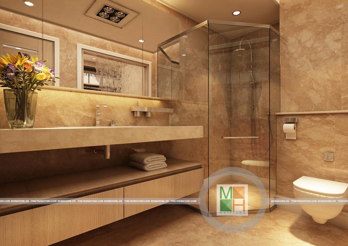 Đẳng cấp với vách kính phòng tắm tại gia